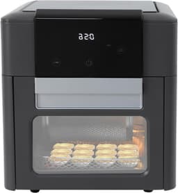 Elektrische heteluchtoven - Mini oven - Gezond koken - Intelligent led-touchscreen - 12 liter capaciteit - Grijs — thumbnail 1