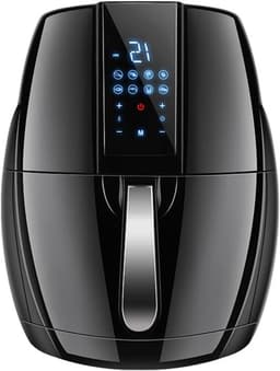 Digitale Heteluchtfriteuse - Airfryer Oven - Gezond Koken - 8 Voorgeprogrammeerde Programma's - 6 Liter Capaciteit - Zwart — thumbnail 1