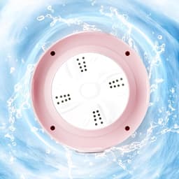 Mini Wasmachine - Draagbare Wasmachine - Kleine Was - Automatische Bedrijfsmodus - 1.1L Capaciteit - Roze — thumbnail 2