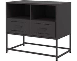 Tv-meubel - Mediabureau Dressoir - Woonkamer Inrichten - Industriële Stijl - 68 x 39 x 605 cm - Zwart