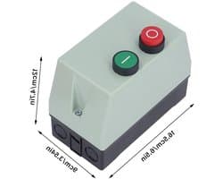 Waterdichte motorstarter met magnetische schakelaar voor enkel- en driefasige motoren 220-400V