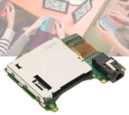 Speelcartridge slot, metalen host kaartslot + ABS, cartridge houder, hoofdtelefoon jack, voor switch console — thumbnail 5