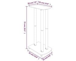 Luidsprekerstandaards – Speakerstands – Luidsprekerhouders – Speakerpilaren – Zwarte Set – Gehard Glas – Stabiele Driepoot – Draagt Tot 20 Kg