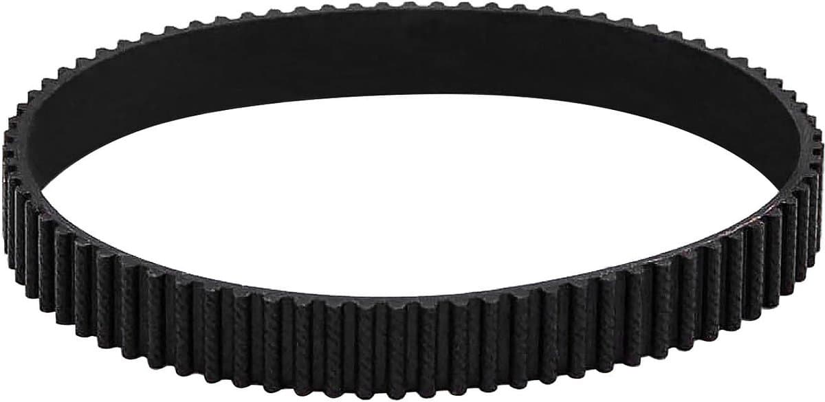 Dailygoods- Aandrijfriem Rubber - 77 Tanden - 3mm Tandhoogte - 10mm Breedte - 231mm Omtrek - Gesloten Lus - Compatibel met Black & Decker - Grasmaaier Riem — afbeelding 1