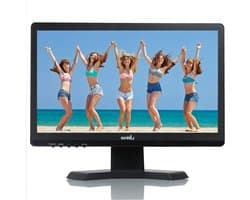 15.6 Inch Monitor - IPS Scherm - Veiligheid Bewaken - Full HD IPS - 1920x1080 Resolutie - Zwart