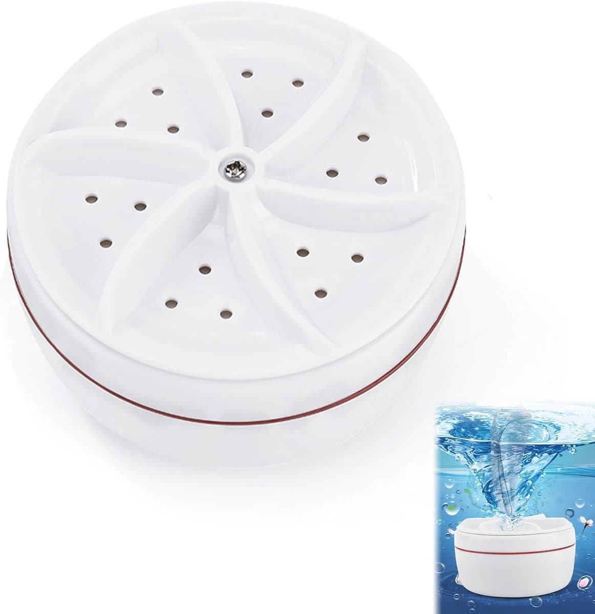 Mini Wasmachine - Draagbare Wasmachine - Ultrasonische Turbo Wasmachine met USB-interface - Mini Turbo Wasmachine voor Reizen - Camping Wasmachine - Draagbare Wasmachine voor Reizen — afbeelding 1