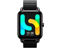 Haylou RS4 Plus Smart Watch - Smartwatch Met Zuurstofmeter - Siliconen - Zwart