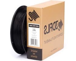 Flexibel 3D Filament - TPU Printmateriaal - Duurzame Prints Maken - Hoge Rekbaarheid 470% - 175 mm 250g - Zwart