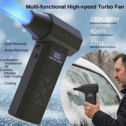Casa Living Draagbare Stofzuiger / Blazer - Draadloos - 4 Snelheden Turbo - 120.000 RPM - Langdurige Accu - Snelle Reiniging — thumbnail 4