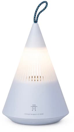 TRETTITRE TreSound Q Serene Mist Blue - bluetooth speaker met campinglamp - IP67 - 360° - blauw — thumbnail 1