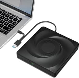 Externe schijf - Optisch station - Films kijken - USB 3.0 Type-C - 14.5 cm - Zwart — thumbnail 1