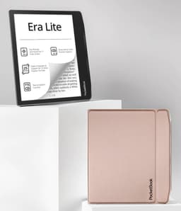 PocketBook Era Lite - 7 inch - Stone Green met Beige Flip Cover - Voordeelbundel — thumbnail 1