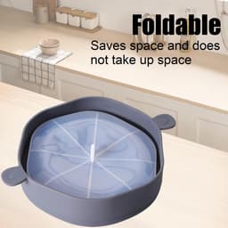 Dailygoods- Popcornkom Siliconen - BPA-vrij - Magnetronoven Geschikt - Handvat - Eenvoudig Op te Bergen - Vaatwasserbestendig - Popcornschaal — thumbnail 5