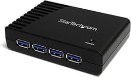 USB Hub - Verlengkabel Poorten - Extra Aansluitingen - Vier SuperSpeed Poorten - 5 Gbps - Zwart — thumbnail 1