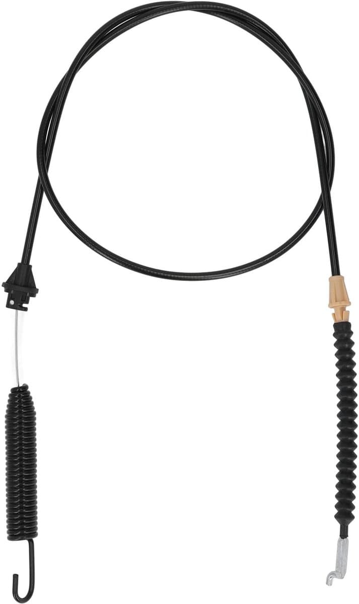 Dailygoods- Engagement Kabel Vervangend - Dekverlovingskabel met Veer - Geschikt voor MTD 700 Serie - Materiaal: Kunststof/Staal - Totale Lengte: 1500 mm - Gewicht: 258 g - Grasmaaierkabel — afbeelding 1