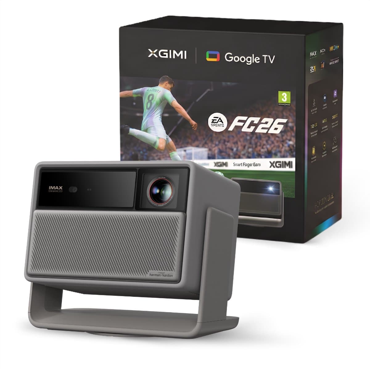 XGIMI Horizon 20 Pro Laser Projector + Gratis FC26 Bundel - 4100 ISO Lumen - Harman Kardon - Beamer voor Gaming & Thuisbioscoop - 4K UHD - Google TV — afbeelding 1