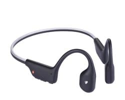 Mecura Bone Conduction Headphone IP68 met 32GB – Open Ear Oortjes voor Hardlopen & Zwemmen – Hardloop & Sport Oortjes – 15u Batterij – LED Veiligheidslicht – Titanium Frame – Bluetooth 6.0