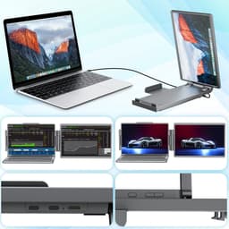 14" HDeye PM14R Draagbare Monitor – FHD 1920x1200 IPS, Dual USB-C, Mini HDMI, Ultra Slim – Voor Laptop, Telefoon, Gaming — thumbnail 9