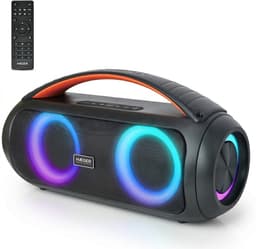 Haeger Cool Boom Speaker - Met Afstandsbediening - 29 uur Batterijduur - Bluetooth - Draagbaar - Boombox - Draadloos - Draadloze - Muziek Box — thumbnail 1