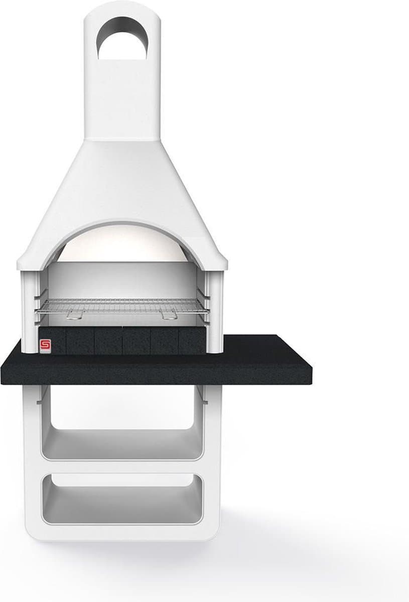 Sarom Fuoco - Betonnen barbecue - Maribor - Houtskool en hout - 114 x 64 x 212,5 cm — afbeelding 1