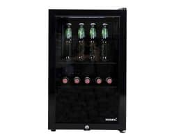 Husky KK70-BK-NL-HU - Dranken koeler - Barkoelkast - 71 Liter - Horeca - Met Glazen Deur - Zwart