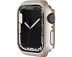 Strap-it Geschikt voor Apple Watch PC hard Case - Geschikt voor Apple Watch 4 / 5 / 6 / SE - 40 mm - sterrenlicht - hoesje - beschermhoes - protector - bescherming