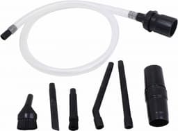 Micro stofzuiger hulpstukken 9-delig met 5x mini opzetstukken en 2x verloop voor standaard stofzuigerslangen 32mm t/m 35mm — thumbnail 1