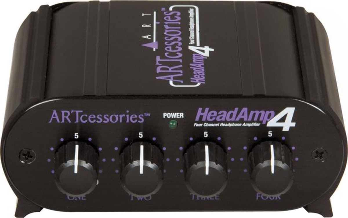 ART HeadAmp 4 4-CH Mini-koptelefoonversterker - Koptelefoon versterker — afbeelding 1