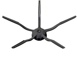 Zijborstel / Side brush (Zwart) - Compatible met Roborock S4, S5, S6, S7, S8, E & Q Series (S4, S5Max, S6, S6 Pure, S6MaxV, S7, S7MaxV, E4, E5,Q5, Q7, Q7Max)