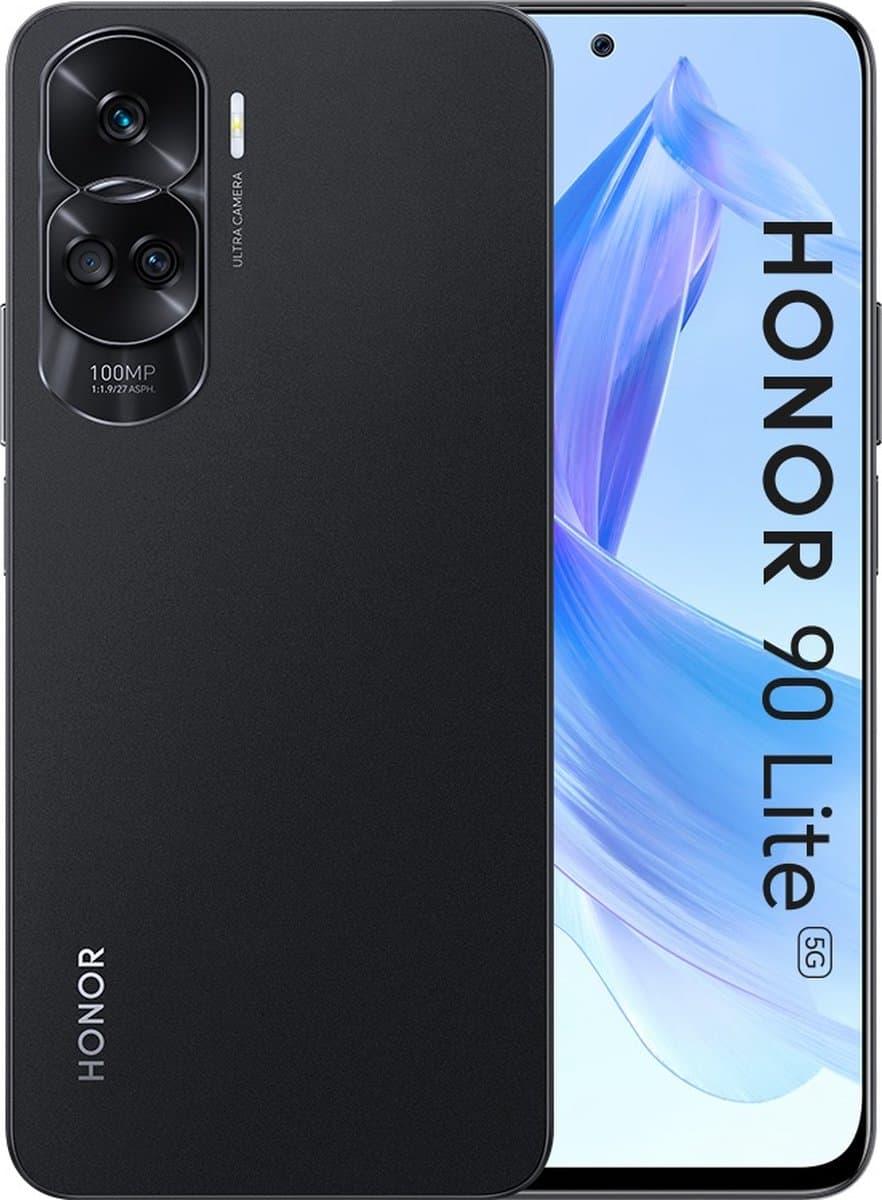 Smartphone Honor 90 Lite Black 8 GB RAM MediaTek Dimensity 6,7" 256 GB — afbeelding 1
