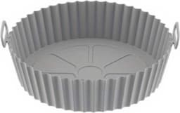 Airfryer Siliconen Bakje - Herbruikbaar - 20,5CM - Grijs — thumbnail 1