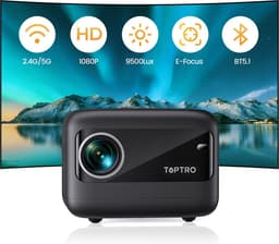 Toptro TR25 - Projector - Draagbaar - 1080P - Smart TV - 9500 Lumen — thumbnail 1