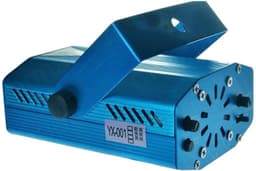 Mini Laser Stage Lighting rood/groen muziek gestuurd - Blauw — thumbnail 3