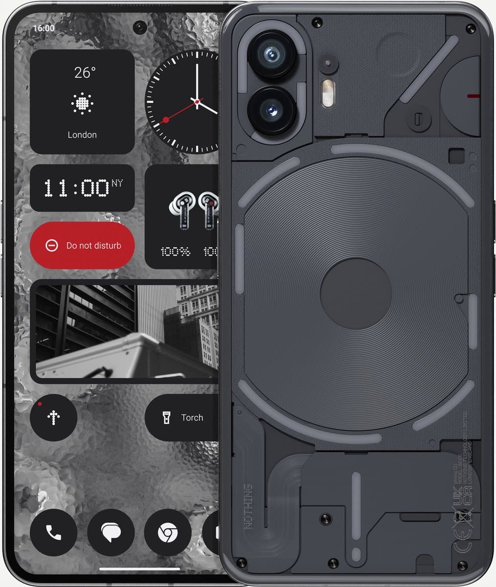Nothing Phone (2) - 256GB - Dark Grey — afbeelding 1