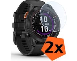 Screenprotector - Geschikt voor Garmin Fenix 7X Pro Screenprotector Bescherm Glas - Screen Protector Geschikt voor Garmin Fenix 7X Pro Screenprotector Tempered Glass - 2 PACK