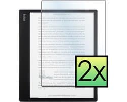 Screenprotector - 2 Stuks - Geschikt voor Kobo Elipsa 2E - Extra Sterk - Beschermglas - Gehard Glas - Tempered Glass - Screen Protector - Bescherm Cover