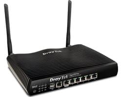 DrayTek Vigor 2927ax - Draadloze router - 5-poorts switch - GigE - 802.11a/b/g/n/ac/ax - Wi-Fi 6 - zwart