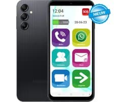 Senioren smartphone met grote knoppen - WhatsApp - simlockvrij - Op basis van Samsung - senioren mobiele telefoon