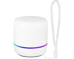 Draadloze luidspreker Extra basgeluid 5W LED 4H Autonomie Akashi wit