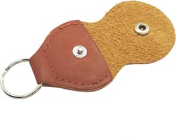 Plectrum Sleutelhanger Inclusief 6 Plectrums - Plectrumhouder - Guitar pick holder -  1 stuks voor aan de sleutelbos-Bruin — thumbnail 4