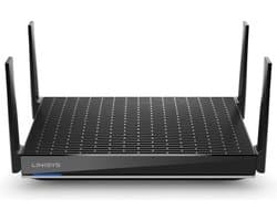 Linksys MR9600 - Draadloze router - geschikt voor WiFi 6 / Zwart