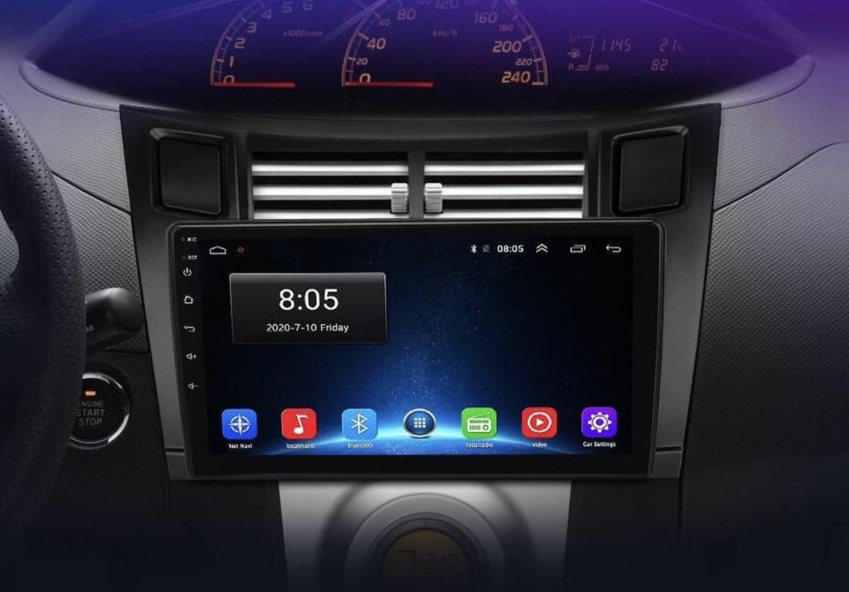 CarPlay geschikt voor Toyota Yaris 2006-2011 Android navigatie Bluetooth USB WiFi 2+32GB — afbeelding 1