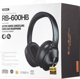 Remax RB-600HB draadloze on-ear koptelefoon met noise cancelling-Zwart-koptelefoon — thumbnail 3