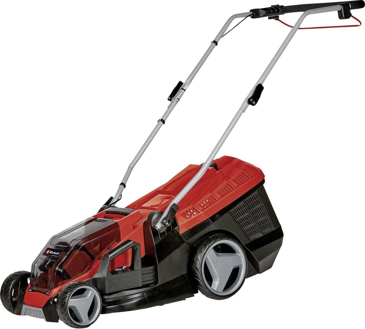 Einhell Accu Grasmaaier GE-CM 36/36 Li Kit - Power X-Change - 36 V/Li-ion - Maaibreedte: 36 cm - Aanbevolen gazonoppervlakte: tot 400 m² - 40 L opvangzak - Maaihoogte: 25-75 mm - Incl. 2x 4.0 Ah Accu en 2x laders — afbeelding 1