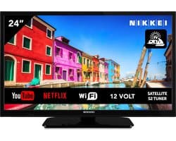 NIKKEI NL24MSMART - HD Ready 24 inch Smart mobile 12 V TV