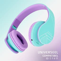 PowerLocus P2 draadloze Over-Ear Koptelefoon Inklapbaar koptelefoon voor kinderen - veilig volume van 85 dB - Bluetooth Hoofdtelefoon - Met microfoon — thumbnail 10