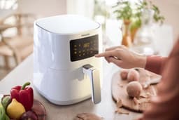 Philips Airfryer Essential 3000 Series - HD9252/00 - 4 liter (L) - Heteluchtfriteuse - RapidAir - Warmhoudfunctie — thumbnail 7