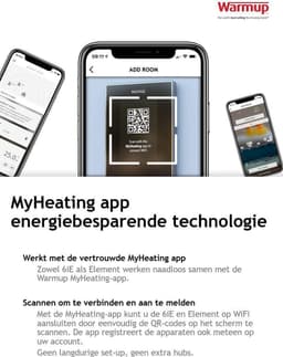 6iE Smart Wifi Thermostaat Elektrische vloerverwarming | Kleur: Cloud White / Wit | Warmup — thumbnail 3
