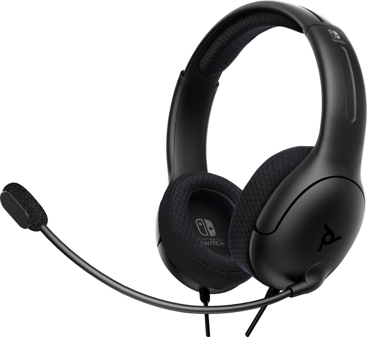 PDP Gaming LVL40 Wired Stereo Headset - Black (Nintendo Switch/Switch OLED/Switch Lite) — afbeelding 1