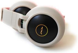 ZaciaToys Bluetooth Draadloze On-Ear Koptelefoon voor Kinderen GrijsRoze Incl. educatief kinderhorloge - Kattenoortjes - Kinder Hoofdtelefoon - Draadloos Headphone - Handsfree - Gehoorbescherming - Schakelbare LED-verlichting — thumbnail 5